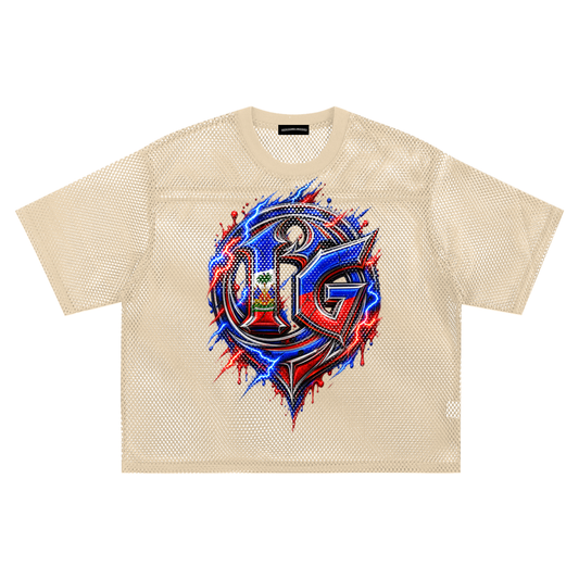 Damagd Goodz Haiti See-through Boxy Net Jersey