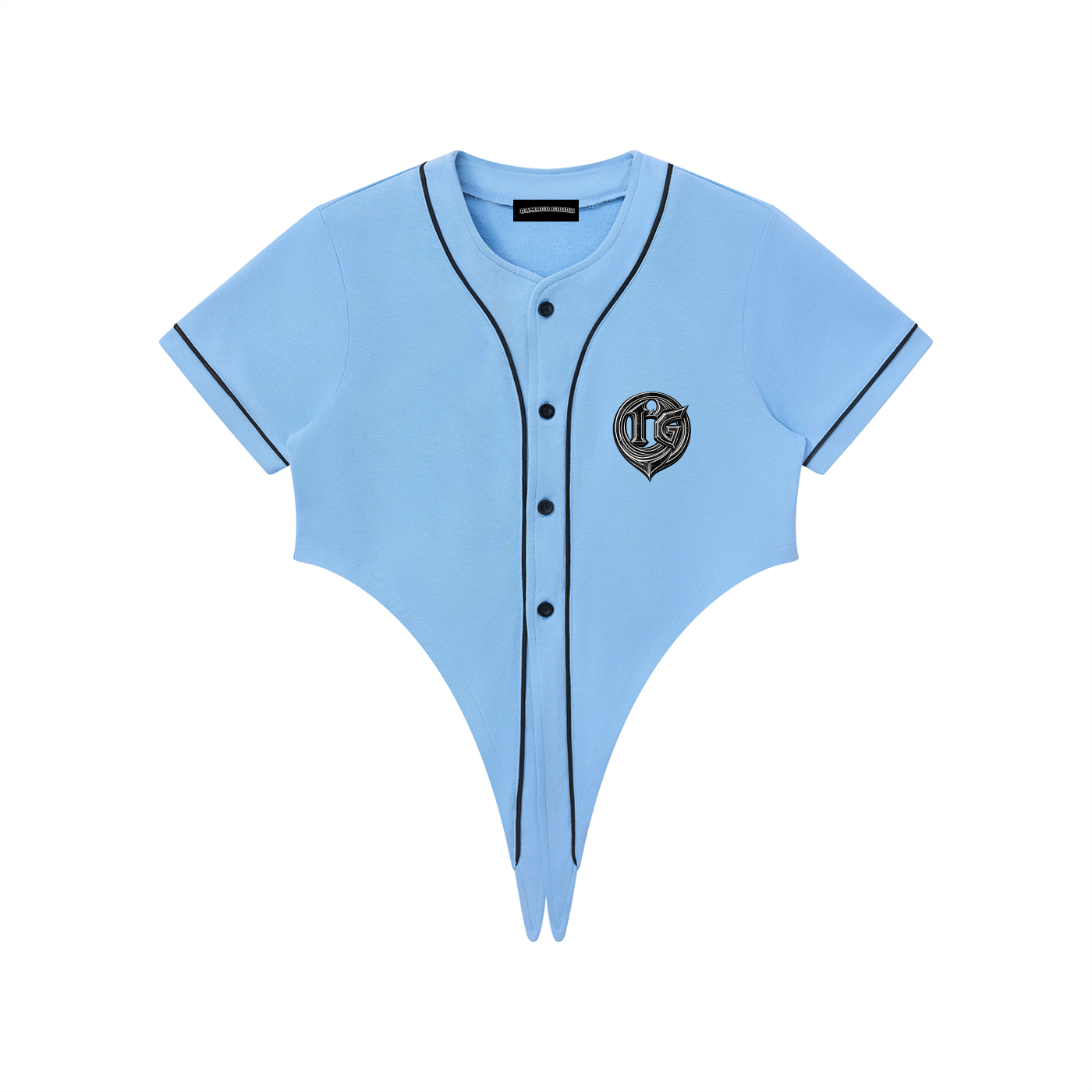 Damagd Goodz Women's Piping Heavenly Baseball Jersey
