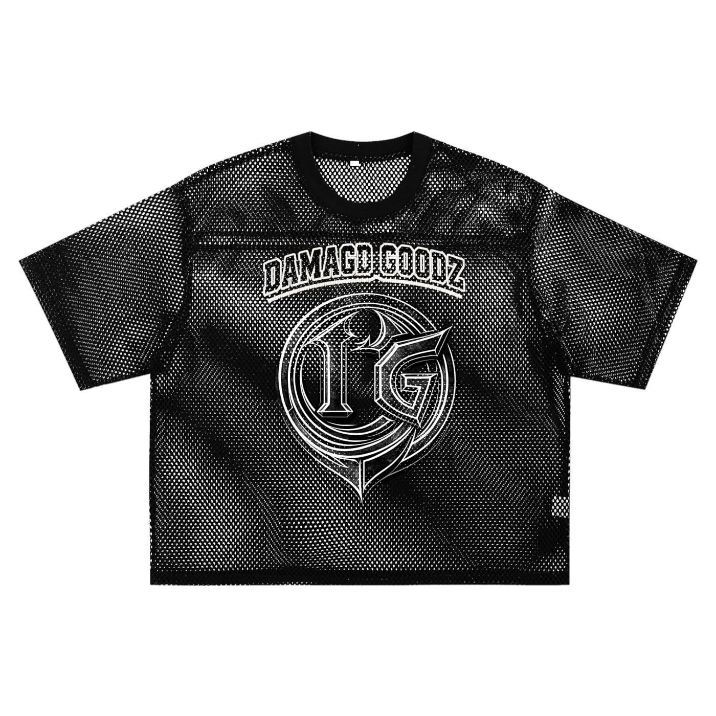 Damagd Goodz see-through Boxy Mesh Jersey