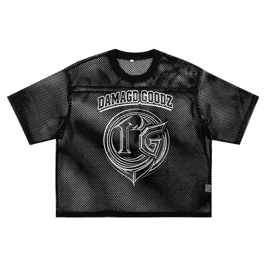 Damagd Goodz see-through Boxy Mesh Jersey