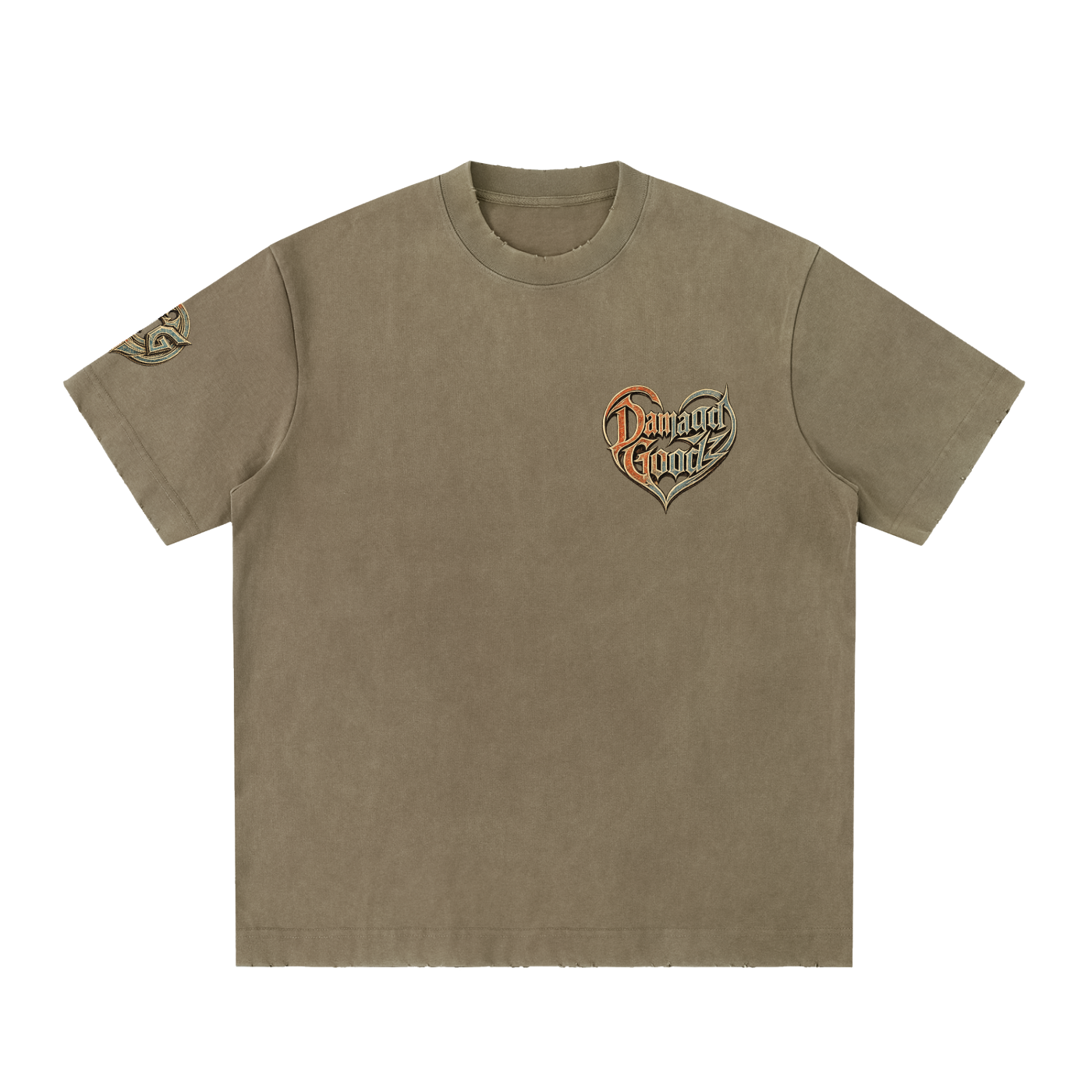 Damagd Goodz Heavyweight Vintage Do It Your Fucking Self Washed Frayed T-Shirt