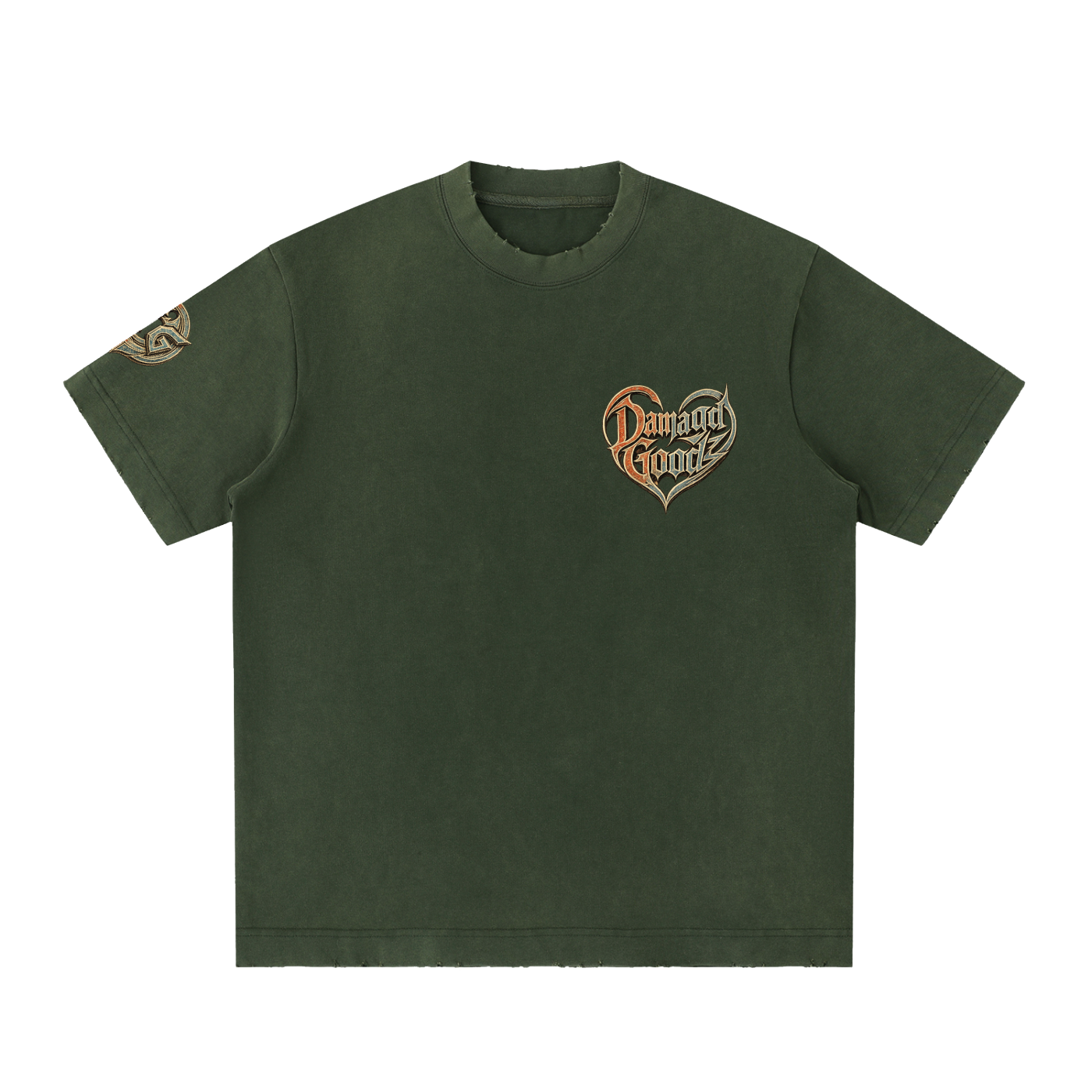Damagd Goodz Heavyweight Vintage Do It Your Fucking Self Washed Frayed T-Shirt