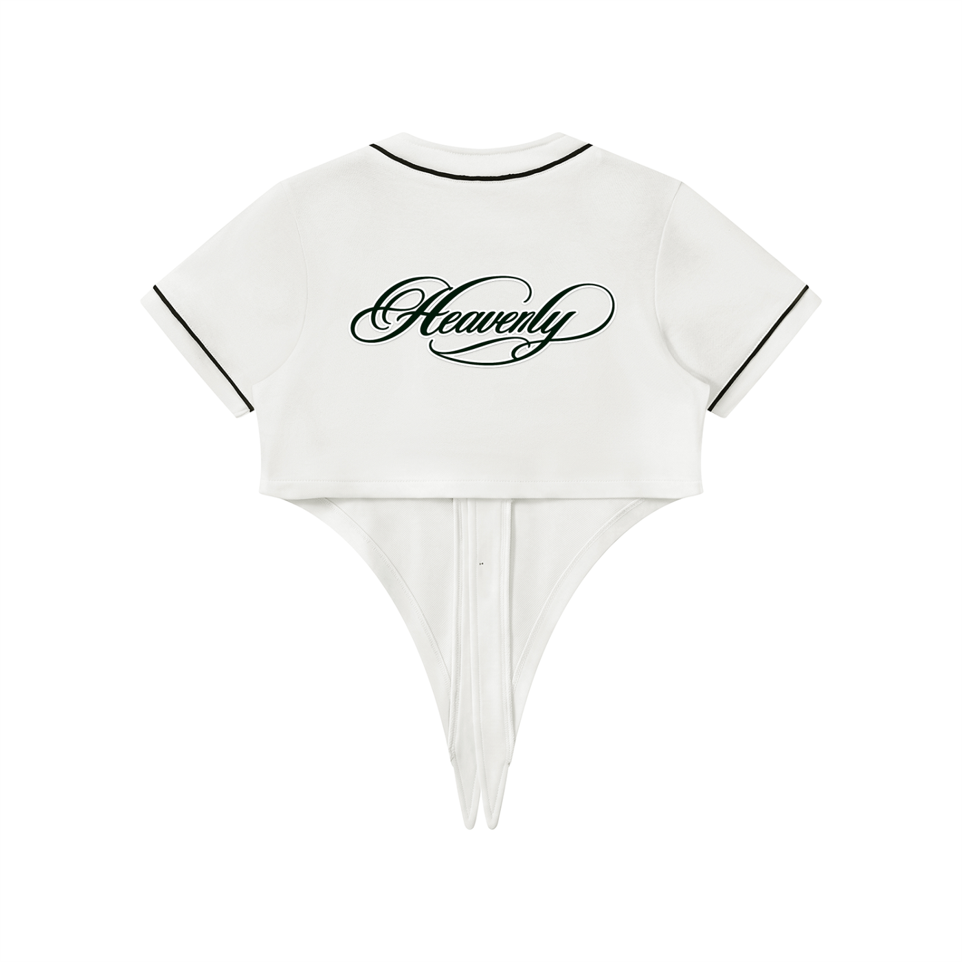 Damagd Goodz Women's Piping Heavenly Baseball Jersey