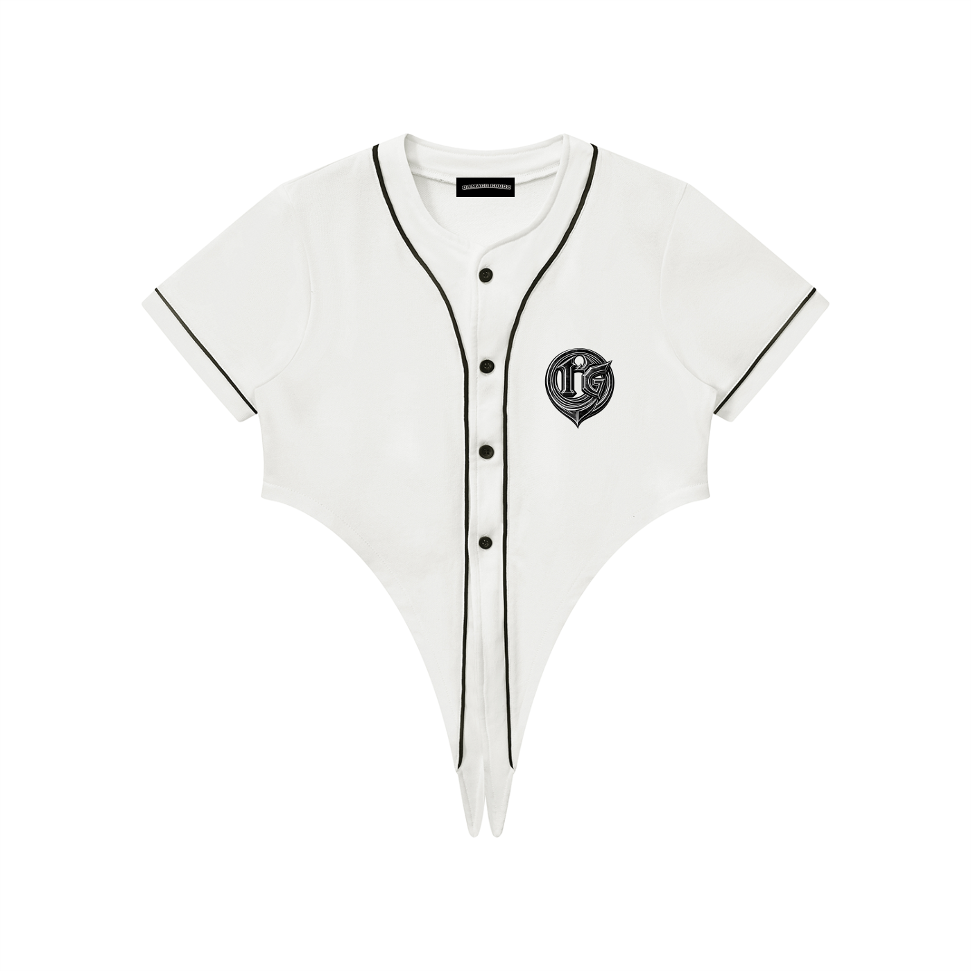 Damagd Goodz Women's Piping Heavenly Baseball Jersey