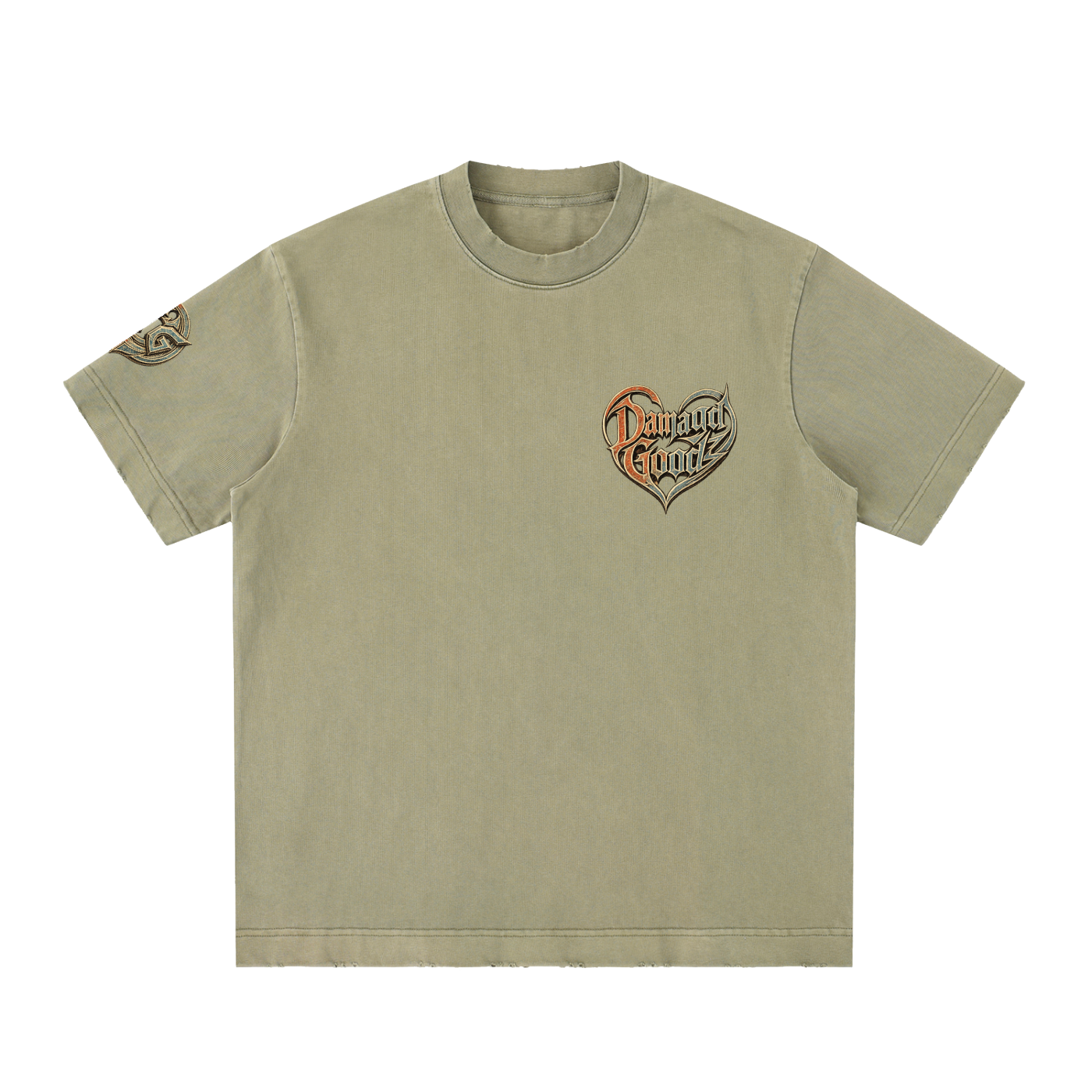 Damagd Goodz Heavyweight Vintage Do It Your Fucking Self Washed Frayed T-Shirt
